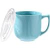 imuounl Ciotole da zuppa con manici, ciotola per microonde da 900 ml con coperchio, tazza per zuppa con coperchio, tazza da zuppa con manici, contenitori per zuppe, ciotola per noodle istantanei
