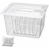 Contenitore Pieghevole Sous Vide 11L Con Coperchio – In Plastica Alimentare Con Scala Graduata – Per Circolatore A Immersione