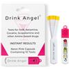 Drink Angel Kit per test antidroga per bevande, confezione da 10 kit discreti per test antidroga per ketamina e GHB, test antidroga clinicamente testati, test anti-picchi, prevenzione delle punture di