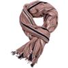 MEISHINE 190 x 90 cm Autunno Inverno Uomo Lungo Moda Sciarpa Calda Sciarpa Collo Scialle Foulard con nappe, Rosa, 190*90cm