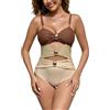 SHEKINI Costume da Bagno da Donna One Piece Sexy Cutout Costumi a Costole Ruched Costume da Bagno da Dimagrimento in Vita Alta, Nero, S
