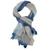 Ella Jonte Sciarpa leggera da uomo larga, in 3 colori, blu, rosso, grigio, cotone, viscosa, Colore: rosso, Taglia unica