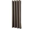 WOLTU Tenda Oscurante Opaca Termica Isolante per Finestre Soggiorno Tenda da Sole con Occhielli in Metallo Inossidabile per Camera da Letto 1 Pannello Mandorla 135x225 cm