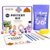 Pllieay Kit di Argilla Senza Cottura per Principianti e Adulti - Autoindurente e Asciuga all'Aria - Kit di Pittura su Ceramica Con Strumenti
