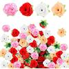 PYSEOSISE Teste di Fiori Artificiali, 80 Pezzi Mini Fiori Artificiali, Mini Teste di Rosa Fiori Finti per Decorazioni per DIY Bouquet Matrimonio Festa Scrapbooking Artigianato