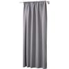WOLTU Tenda Termica Oscurante Opaca, Tenda con Nastro per Binario, 250g/m² Pesantemente Isolante, per Soggiorno Camera da Letto, 168 x 229 cm, Grigio Scuro