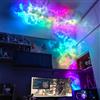 XYHAOAI Lampada a nuvola temporale RGB, luce notturna a LED, molto cool fai da te, decorazione per camera da letto, per vari festival, RGB,33ft/10 m