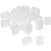 PATIKIL Tappo di Chiusura in Silicone per Strisce Led, 40pz, Impermeabile Ip67, Adatto per Strisce Led 3528/2835 da 8mm di Larghezza, 2 Stili (Senza Foro e 2 Fori)