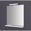 Sieper Specchio con ripiano Girona 60 e 80 cm di larghezza, con illuminazione, da parete, da bagno