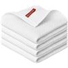 Artoid Mode Set di 4 strofinacci da cucina in 100% cotone, 34 x 34 cm, lavabili e assorbenti, per la pulizia della cucina