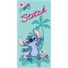 Jerry Fabrics Disney Stitch, telo mare e bagno, 70 x 140 cm, asciugamano morbido e assorbente per bambini, design vivace Lilo e punto, perfetto per spiaggia, piscina o bagno, asciugamano