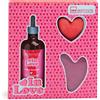 Idc Institute Scented In Love Gift Set Cherry Blossom Con Oil Massage 50ml + Bathbomb 50 Grammi + Gua Sha