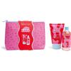 Idc Institute Scented In Love Cherry Blossom Gift Set Bag Con Lozione Corpo 150ml + Olio Massaggio 100ml + Borsa Make Up