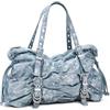 Desigual borsa a tracolla Gathered Denim Shoulder Bag Space Blue celeste
