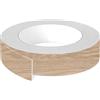cyclingcolors 1x Bordo bordatura nastro per bordi in ABS senza colla 23 mm x 5 m spessore 0,80 mm pannello per mobili piano di lavoro laminato in legno, Rovere Baronia chiaro