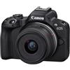 Canon eos r50 black + rf-s 18-45 is stm