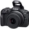 Canon eos r100 black + rf-s 18-45 is stm