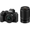 Nikon z50 ii + 16-50 vr + 50-250 vr + sd 128gb kit