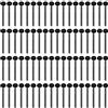 TOAOB THE ONE AND ONLY BABY TOAOB 300 Pezzi 2mm Occhi per Amigurumis Nero Rotondo Safety Eyes in Vetro per Bambole Pupazzi Creazione Artigianato Fai da Te