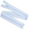 Aerzetix - Set di 8 Cerniere Lampo a Spirale N°5 45cm separabili con cursore - in Metallo Nylon Poliestere - Colore Blu Ghiaccio - per Cucito Artigianato creazioni Tessili