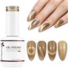 Nicedeco 15ML Smalto Cat Eye Semipermanente per Unghie Colori Smalto magneticp per Unghie Lampada UV LED Soak Off Gel Nail Polish N294