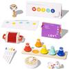 Lovevery The Music - Set di Onde Marine Multicolor (Ocean Tides), Misura Media