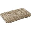 MidWest Homes for Pets QuietTime Deluxe, Lettino per animali in peluche riccio marrone chiaro (mocha) sfumato, lavabile in lavatrice, morbido, con fondo antiscivolo, adatto per gabbie da 46 cm, XXS