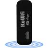KuWFi Router 4G SIM, KuWFi 4G LTE USB Mobile Router portatile con slot per scheda SIM, Modem sim 150 Mbps, supporta 10 utenti contemporaneamente