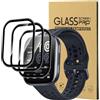 CONAPIKA Pellicola Protettiva per AMAZFIT Bip 6, 3 Pezzi Curvo 3D HD Clear Smartwatch Pellicola Proteggi Schermo Anti-Graffio Anti-olio Senza Bolle PMMA Protezione Schermo per AMAZFIT Bip 6