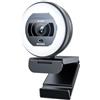 NexiGo N930E Pro, Webcam 4K con luce ad anello, autofocus PDAF, 1080P@60FPS, microfoni duali con cancellazione del rumore, otturatore per la privacy integrato