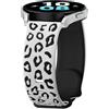 BYISYUE Leopard Cinturini di Ricambio per Garmin Vivoactive 6/5/3, 20mm Silicone Sport Bracciali Cinturino per Garmin Vivomove 3/Sport/Style/Luxe/Trend/HR,D2 Air X10/Bounce 2