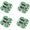 ZkeeShop 4 pezzi 4S 20 A 14,8 V BMS Li-ION Lithium Battery Protection Board 18650 Charger Protection Board 16,8 V Over Charge Over Discharge Short Circuit Protection