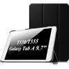 Fintie Custodia per Samsung Galaxy Tab A 9.7 - Ultra Sottile Di Peso Leggero Tri-Fold Case Cover Con Funzione Sleep/Wake per Samsung Galaxy Tab A 9.7 SM-T550 / SM-T555 Tablet, Nero