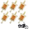 KARELLS 6 Pezzi benzinfilter 8mm, fuel filter, Kit Filtri Benzina di Moto, Filtro Benzina ad Alta Densità, benzinfilter, per Moto, Scooter, ATV e Kart Dirt Bike Generatore Verde(8mm)