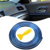 NOLACE Strisce Decorative Auto, Car Trim Strip linea 10M Modanatura Interni Auto, Striscia Rivestimento auto, Universali Flessibile Modanatura Interna auto Strisce con Raschietto-blu