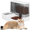Oskuglin Distributore Automatico 2-in-1 Cibo e Acqua per Gatti 3,8L