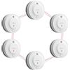 X-Sense Rilevatore di Fumo e Allarme Anti-incendio Interconnesso Wireless con batería para 10 años, Conforme allo Standard EN 14604, SD19-W, 6 pezzi