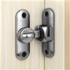 Heveer Serratura per Porta Scorrevole Chiusura per Serratura 90/180 Gradi Chiavistello per Porta in Legno Giardino Cucine Finestre Grigio