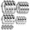 RUGLAMZHIP 20 Pezzi Fascette Stringitubo Inox, Fascette Metalliche Stringitubo, Fascetta Stringitubo Regolabile per Tubi Gas Acqua Piscina, 8-12 mm, 10-16 mm, 16-25 mm, 25-40 mm, 32-50 mm