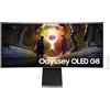 Samsung LS34DG850SUXDU Monitor PC 86,4 cm (34") 3440 x 1440 Pixel UltraWide Quad HD OLED Argento [LS34DG850SUXDU]