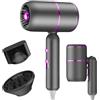 Oskuglin Asciugacapelli Professionale Ionico 2000W Pieghevole | 2 Velocità 3 Temperature + Aria Fredda | Diffusore & Concentratore per Ricci e Lisci - Phon da Viaggio Leggero