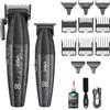 VGR Trimmer per capelli senza fili per uomo - Combo professionale da barbiere 9000 giri/min - Macchina da taglio elettrica ricaricabile USB-C - Kit da taglio