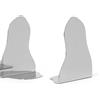 Ferm Living - Set di 2 - Finitura a specchio Pond - Specchio - Acciaio lucidato