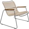 Houe - Poltrona bassa Click - Beige - Acciaio termolaccato - Designer Henrik Pedersen