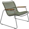 Houe - Poltrona bassa Click - Verde - Acciaio termolaccato - Designer Henrik Pedersen