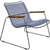 Houe - Poltrona bassa Click - Blu - Acciaio termolaccato - Designer Henrik Pedersen