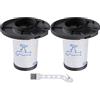 Rebirthcare ZR009007 Filtro per aspirapolvere Rowenta X-Force Flex 11.60/12.60/14.60/15.60 RH9877 RH9878 RH9879 RH9889 RH9890 RH9898 RH9958 RH98 RH9 RH98A8. RH9959 RH9990 RH99C0 (9007-2pcs)