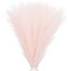 PATIKIL Pampas Decor 24 pollici, 50pz Pampa Artificiale Bulk Fluffy Faux Erba Piccola Essiccata per Decorazioni Boho Casa Vase Matrimonio Parete Terra, Rosa
