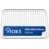 VIOKS Griglia per forno, 466 x 385 mm, ricambio per Elеctrolux 140064006012 | Griglia per forno AEG Zanussi