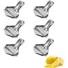 Guanici Lemon Squeezer Manuale Acciaio Inox Lemon Squeezer Manuale Squeezer Di Limone Manuale Di Frutta Lemon Squeezer Press Spremitura in Acciaio Inossidabile Per Agrumi Uva, Limoni, Anguria Frutta (6 Pezzi)